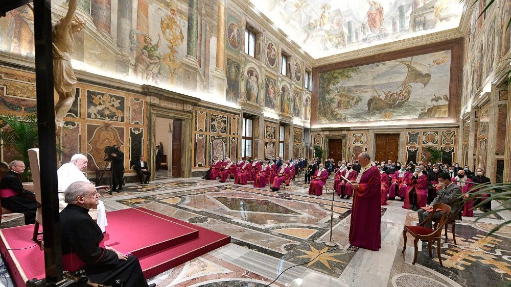 El Papa inaugura el Año Judicial 2021: Discurso del Papa ante el Tribunal de la Rota Romana